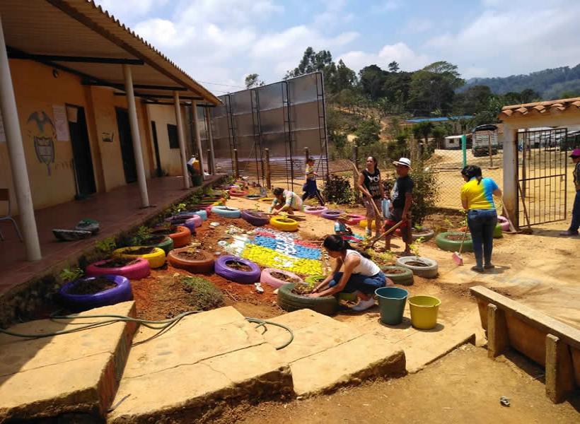 Trabajando fuertemente